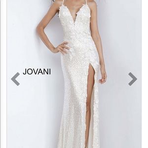 Jovani white dress